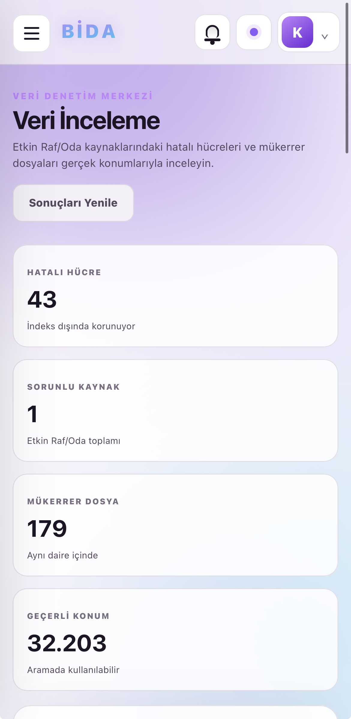 Veri İnceleme Görseli